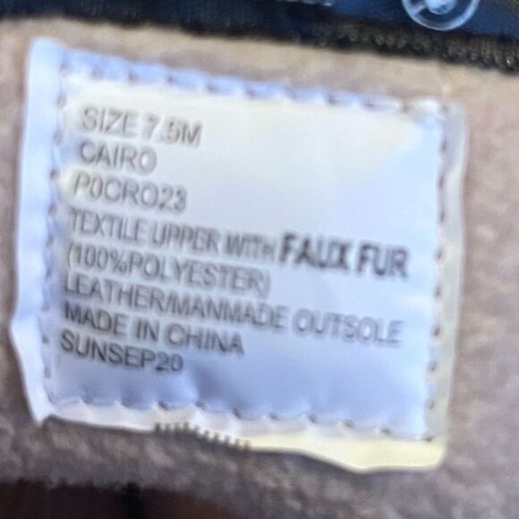 Portland Cairo 3M Insulated Faux Fur Trim Water Resistant Boots 7.5 - Picture 9 of 10